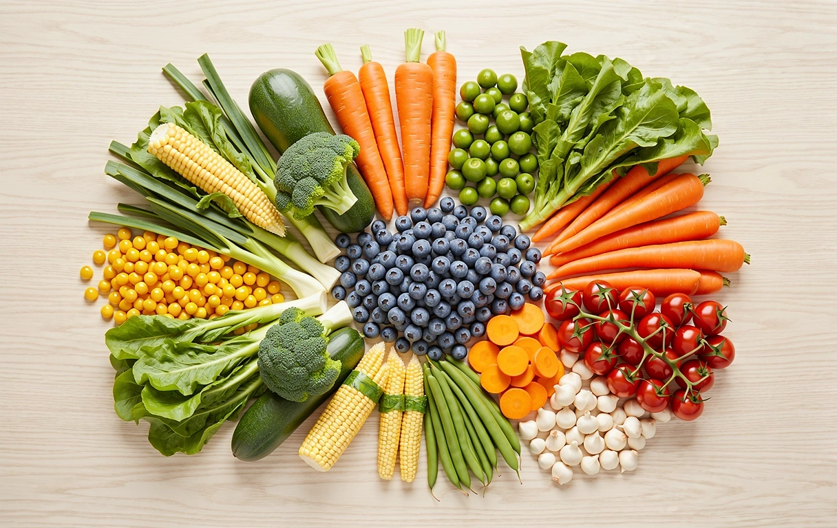 Alimentos naturales para el soporte nutricional ocular